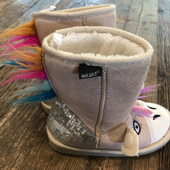 xSOLDx Muk Luk Unicorn Boots - Picture 5 of 8